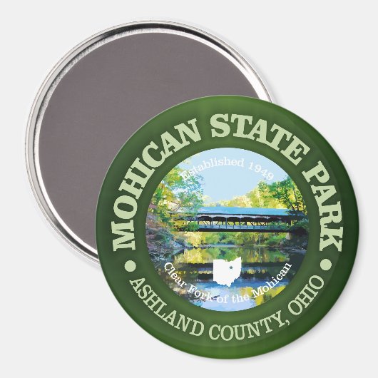 Mohican State Park Magneet (Voorkant / Achterkant)