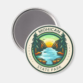 Mohican State Park Ohio Badge Magneet (Voorkant / Achterkant)