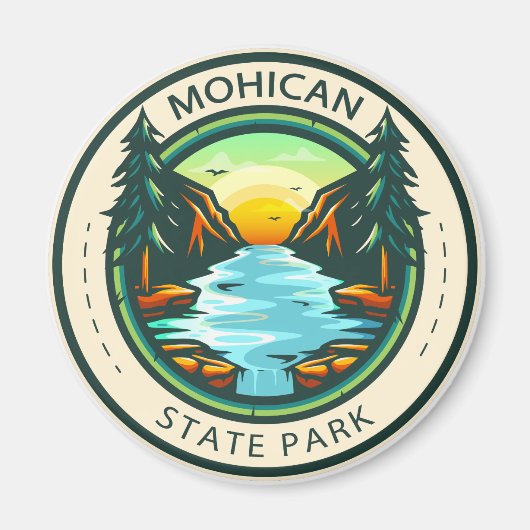 Mohican State Park Ohio Badge Magneet (Voorkant)