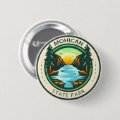 Mohican State Park Ohio Badge Ronde Button 5,7 Cm (Voorkant /achterkant)