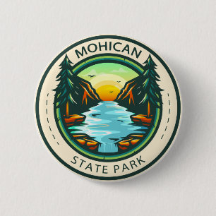 Mohican State Park Ohio Badge Ronde Button 5,7 Cm