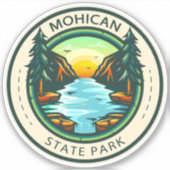 Mohican State Park Ohio Badge Sticker (Voorkant)