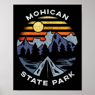 Mohican State Park Ohio Bos Kamperen Vakantie Poster