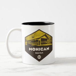 Mohican State Park Ohio Tweekleurige Koffiemok