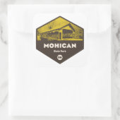 Mohican State Park Ohio Vierkante Sticker (Tas)
