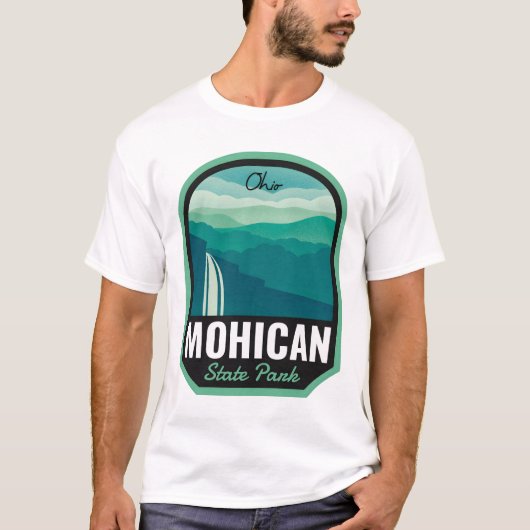 Mohican State Park Ohio Waterfall T-shirt (Voorkant)