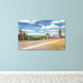 Mohican Trail Approach Point Lookout Scene Canvas Afdruk (Insitu (Houten vloer))
