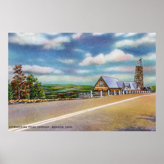 Mohican Trail Approach Point Lookout Scene Poster (Voorkant)