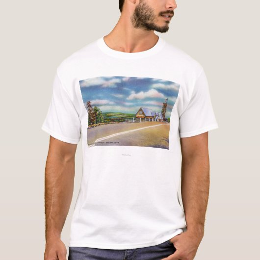 Mohican Trail Approach Point Lookout Scene T-shirt (Voorkant)