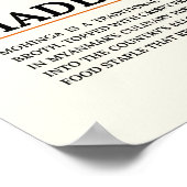 Mohinga Traditional Burmese Fish Noodle Soup Poster (Hoek)