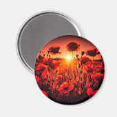 Mohn im Gegenlicht Magneet (Voorkant / Achterkant)