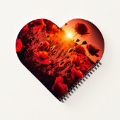 Mohn im Gegenlicht Notitieboek (Achterkant)