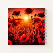 Mohn im Gegenlicht Notitieboek (Achterkant)