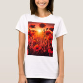 Mohn im Gegenlicht T-shirt (Voorkant)