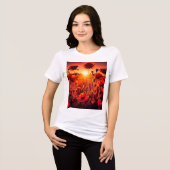 Mohn im Gegenlicht Tri-Blend Shirt (Voorkant volledig)