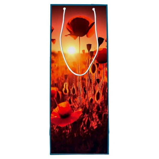 Mohn im Gegenlicht Wijn Cadeautas (Achterkant)