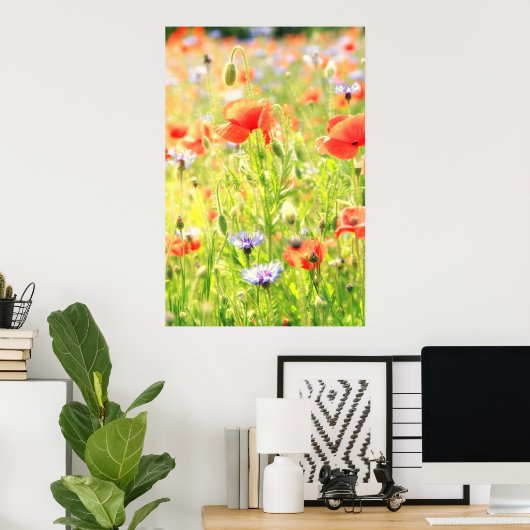 Mohn Traum Poster (Thuiskantoor)