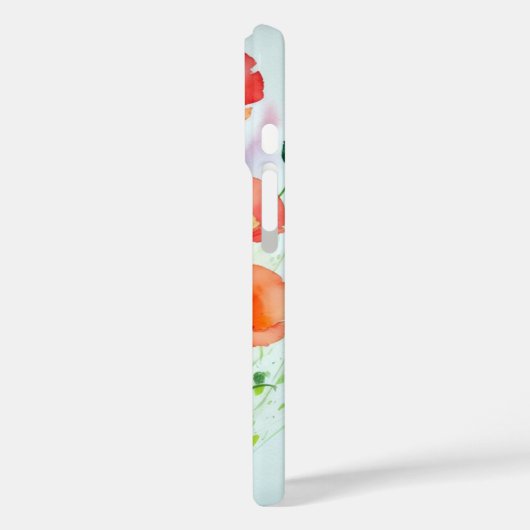 Mohnblumenwiese, Aquarell - Case-Mate iPhone Case (Achterkant / Links)