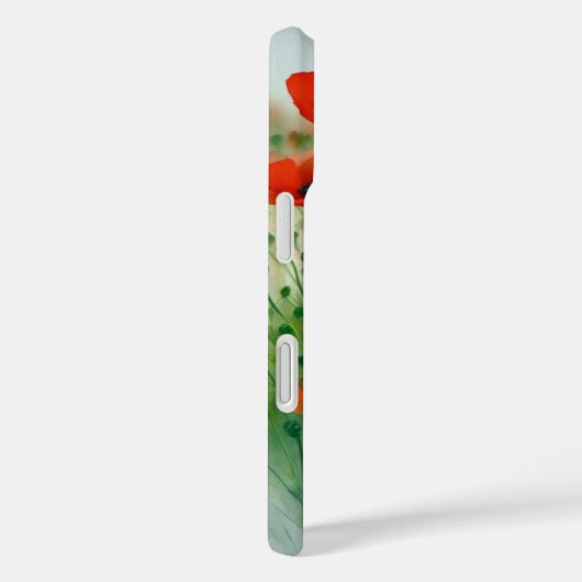 Mohnblumenwiese, Aquarell - Case-Mate iPhone Case (Achterkant / Rechts)