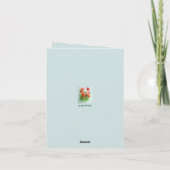 Mohnblumenwiese, Aquarell -  Kaart (Achterkant)