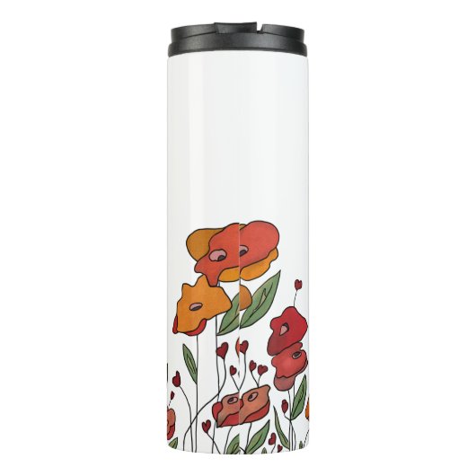 Mohnborte thermosbeker (Achterkant)