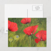 Mohnfeld Briefkaart (Voorkant / Achterkant)