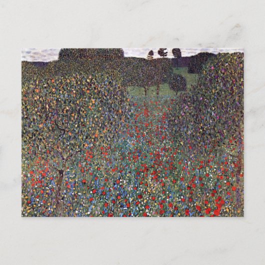 Mohnfeld, Gustav Klimt Briefkaart (Voorkant)