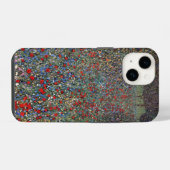 Mohnfeld, Gustav Klimt iPhone Hoesje (Achterkant horizontaal)