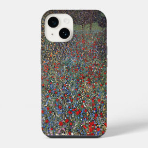 Mohnfeld, Gustav Klimt iPhone 14 Hoesje