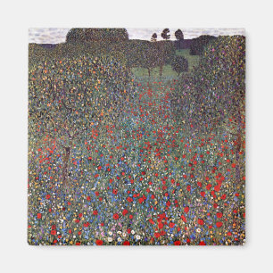 Mohnfeld, Gustav Klimt Magneet