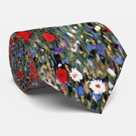 Mohnfeld, Gustav Klimt Stropdas (Opgerold)