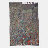 Mohnfeld, Gustav Klimt Theedoek (Verticaal)