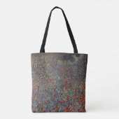 Mohnfeld, Gustav Klimt Tote Bag (Achterkant)