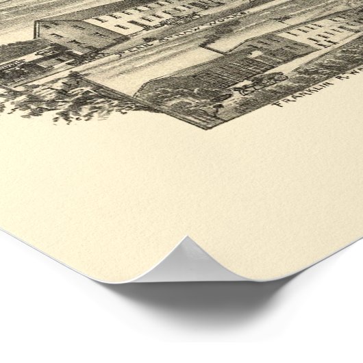 Mohnsville, PA Panoramic Map - 1898 Poster (Hoek)