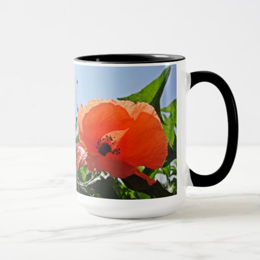 Mohntasse: heb een mooie dag mok (Rechts)