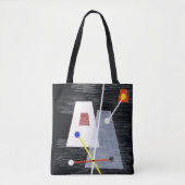 Moholy-Nagy - geknot piramiden Tote Bag (Voorkant)