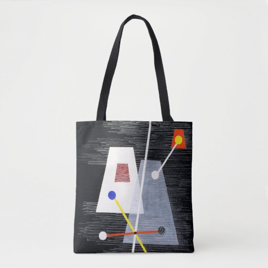 Moholy-Nagy - geknot piramiden Tote Bag (Voorkant)