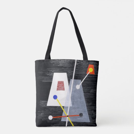 Moholy-Nagy - geknot piramiden Tote Bag (Achterkant)