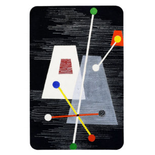 Moholy-Nagy - geknot pyramiden Magneet