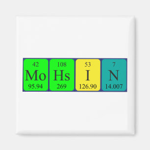 Mohsin periodiek table name magnet