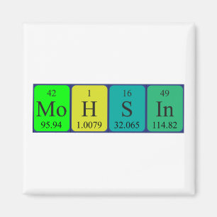 Mohsin periodiek table name magnet