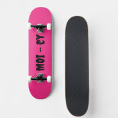 MOI - cy Komplettboard Pink Persoonlijk Skateboard (Voorkant)