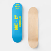 MOI - cy Skateboard blau (Voorkant)