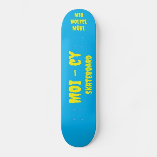 MOI - cy Skateboard blau (Voorkant)