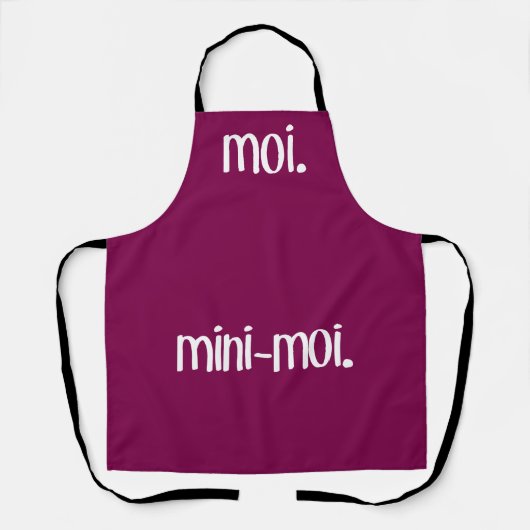 Moi en Mini-Moi Schort (Voorkant)