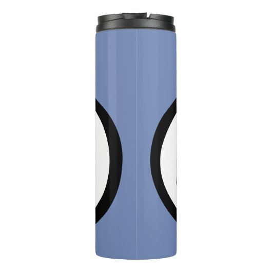 MOI! Finse begroet, Hallo, spraakballetje Thermosbeker (Achterkant)