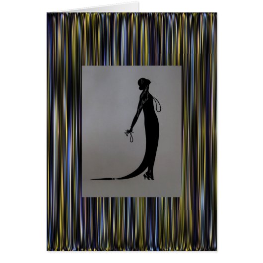 Moi Mode Bord ~ Card Vintage Nouveau (Voorkant)