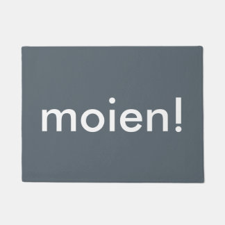 Moien. Doormat Deurmat
