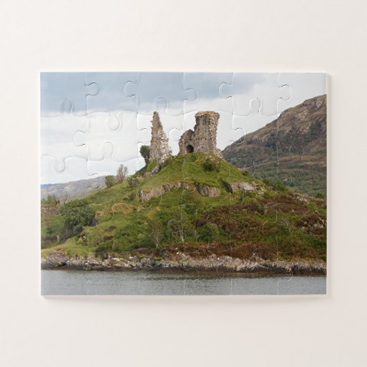 Moil Castle, Skye, Schotland, Verenigd Koninkrijk  Legpuzzel (Horizontaal)
