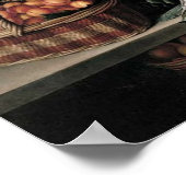 Moillon - bij de marktkraam poster (Hoek)